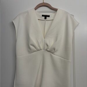 Banana Republic Cream V-Neck Top